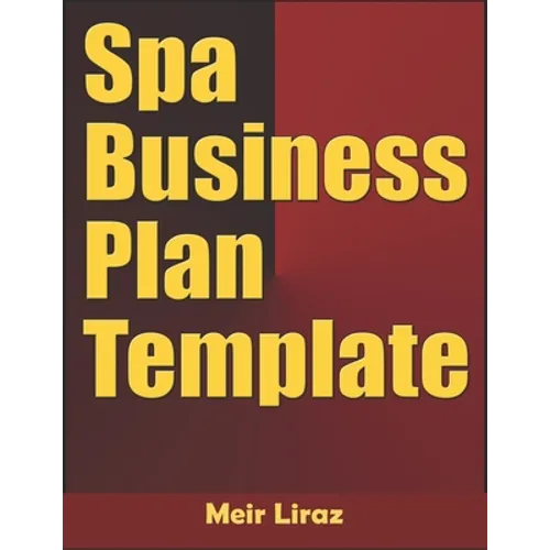 Spa Business Plan Template - Paperback