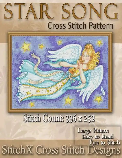 Star Song Cross Stitch Pattern - Paperback