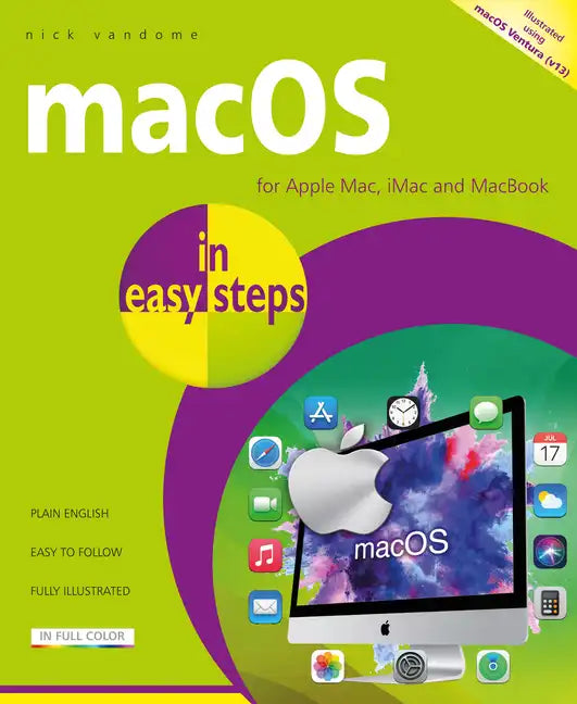Macos in Easy Steps: Illustrated Using Macos Ventura - Paperback