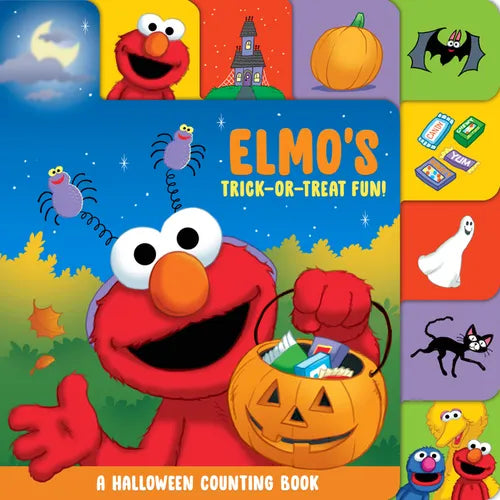 Elmo's Trick-Or-Treat Fun!: A Halloween Counting Book (Sesame Street) - Board Book