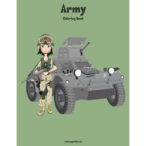 Army Coloring Book 1 - Paperback