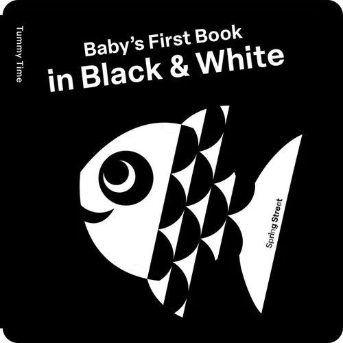 Spring Street Tummy Time: Baby's First Book in Black & White - Board Book