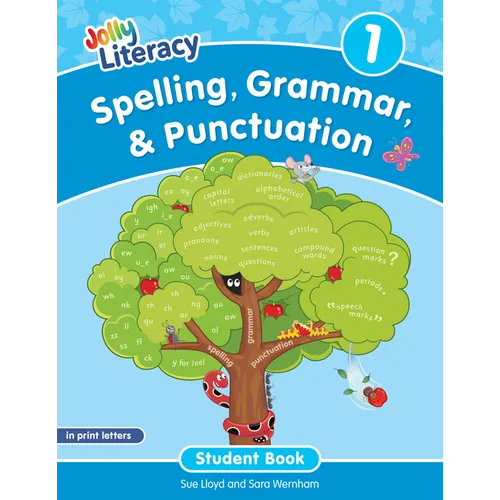 Spelling, Grammar, & Punctuation Student Book 1: In Print Letters (American English Edition) - Paperback
