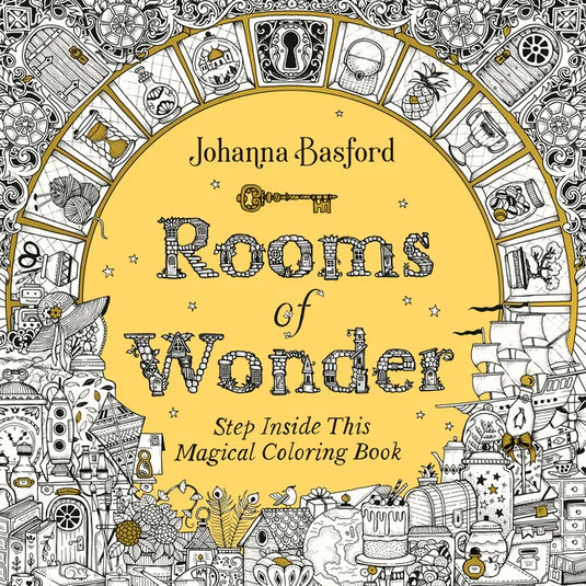 Rooms of Wonder: Step Inside This Magical Coloring Book - Paperback
