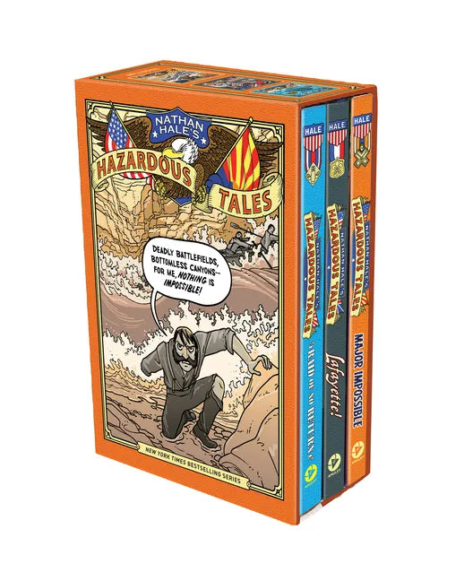 Nathan Hale's Hazardous Tales Third 3-Book Box Set: A Graphic Novel Collection - Boxed Set