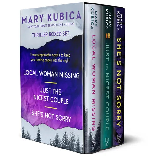 Mary Kubica 3-Book Boxed Set: Local Woman Missing, Just the Nicest Couple, She's Not Sorry - Hardcover