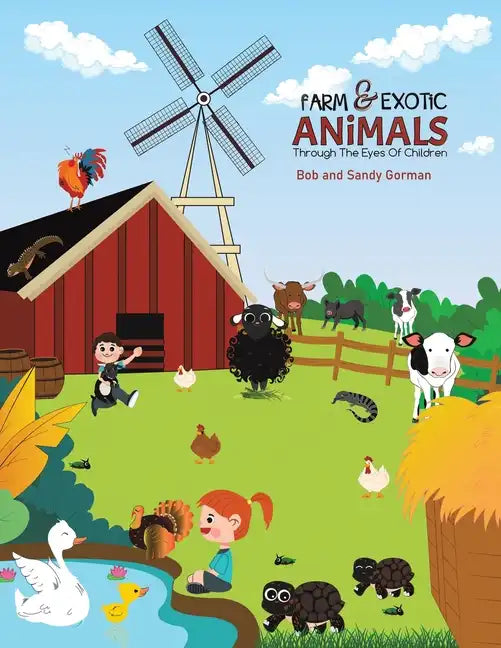 Farm and Exotic Animals through the Eyes of Children - Paperback