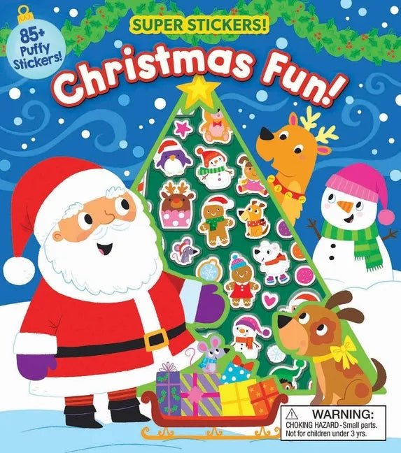 Christmas Super Puffy Stickers! Christmas Fun! - Paperback