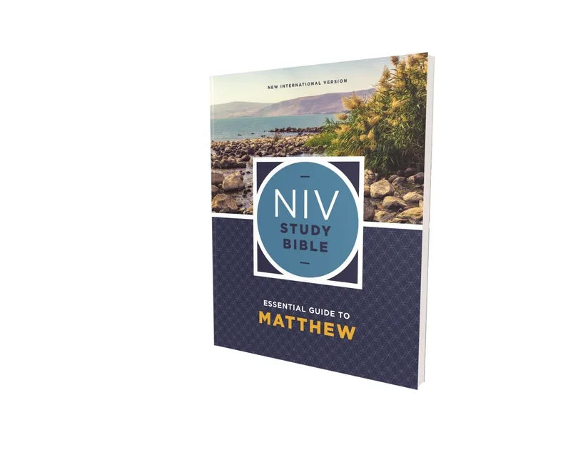 NIV Study Bible Essential Guide to Matthew, Paperback, Red Letter, Comfort Print Softcover - Paperback