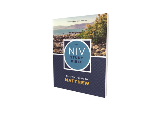NIV Study Bible Essential Guide to Matthew, Paperback, Red Letter, Comfort Print Softcover - Paperback