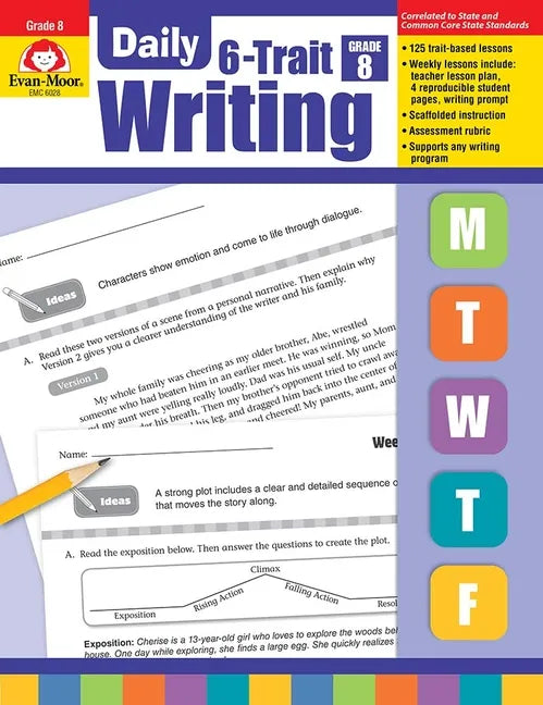 Daily 6-Trait Writing, Grade 8 Teacher Edition - Paperback