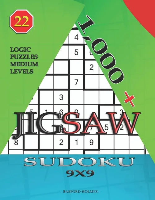1,000 + sudoku jigsaw 9x9: Logic puzzles medium levels - Paperback