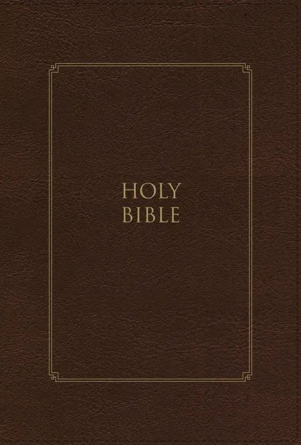 Kjv, Thompson Chain-Reference Bible, Large Print, Leathersoft, Brown, Red Letter, Thumb Indexed, Comfort Print - Imitation Leather