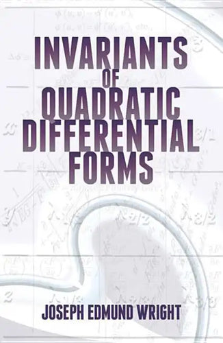 Invariants of Quadratic Differential Forms - Paperback