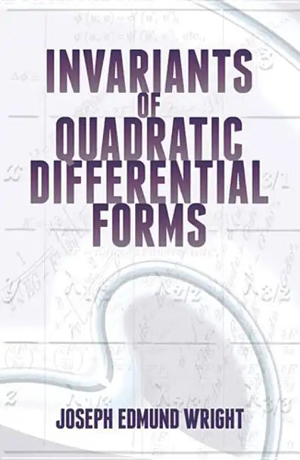 Invariants of Quadratic Differential Forms - Paperback