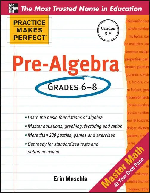 Practice Makes Perfect Pre-Algebra - Paperback