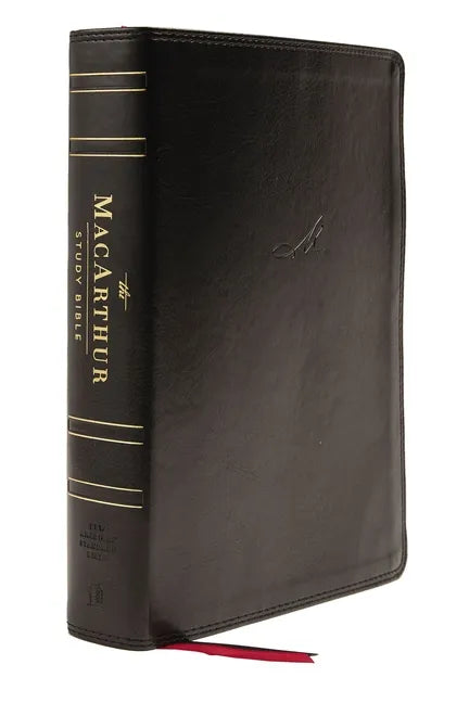 Nasb, MacArthur Study Bible, 2nd Edition, Leathersoft, Black, Comfort Print: Unleashing God's Truth One Verse at a Time - Imitation Leather