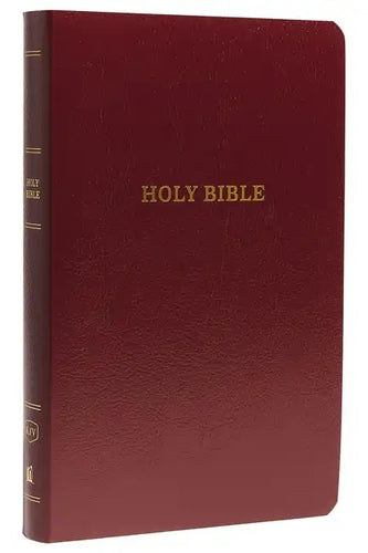 KJV, Gift and Award Bible, Imitation Leather, Burgundy, Red Letter Edition - Imitation Leather