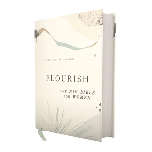 Flourish: The NIV Bible for Women, Hardcover, Multi-Color/Cream, Comfort Print - Hardcover