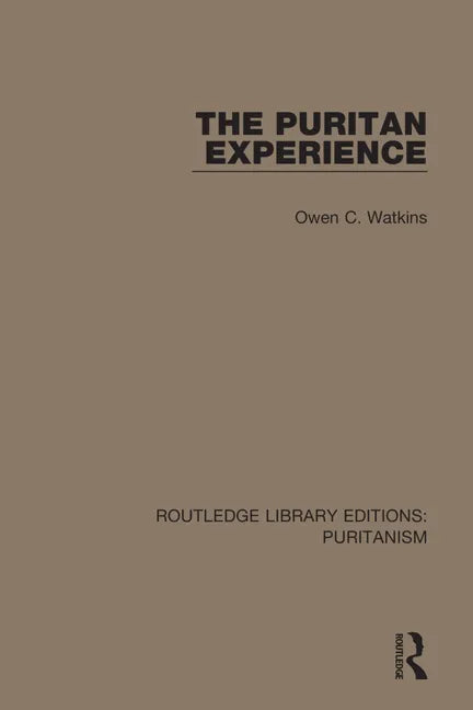 The Puritan Experience - Paperback