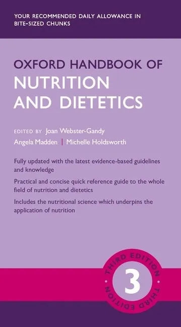Oxford Handbook of Nutrition and Dietetics - Paperback