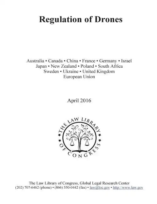 Regulation of Drones - Paperback