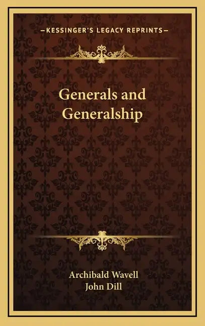 Generals and Generalship - Hardcover