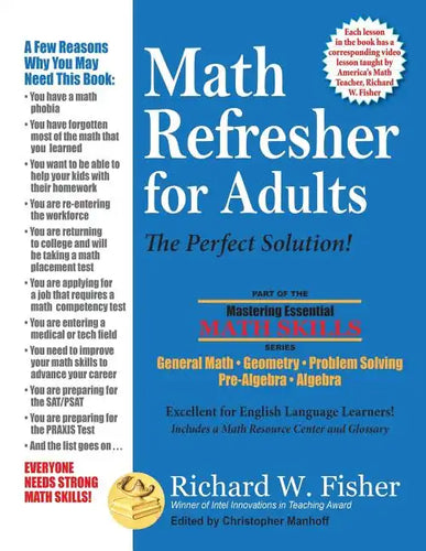 Math Refresher for Adults: The Perfect Solution - Paperback