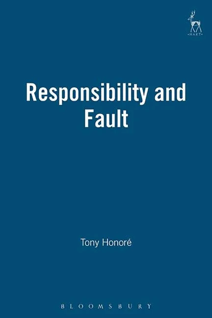 Responsibility and Fault - Paperback