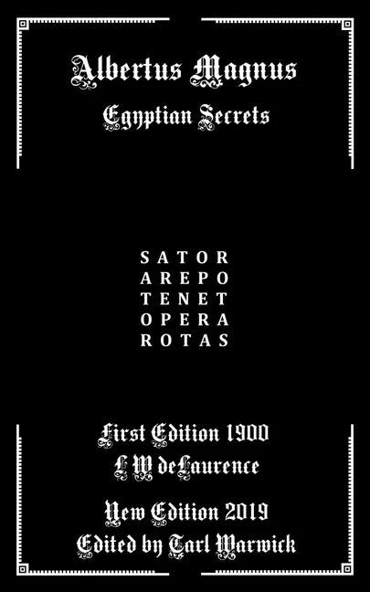 Albertus Magnus: Egyptian Secrets - Paperback