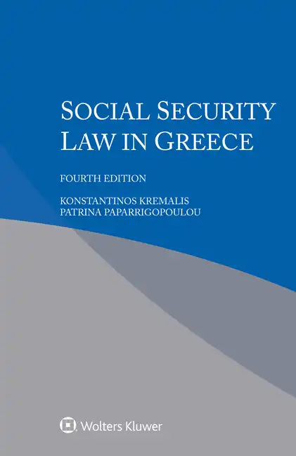 Social Security Law in Greece - Paperback