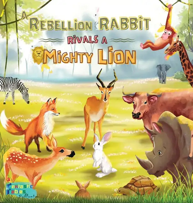 A Rebellion Rabbit rivals a Mighty Lion: A Moral story for kids with Illustrations - Hardcover