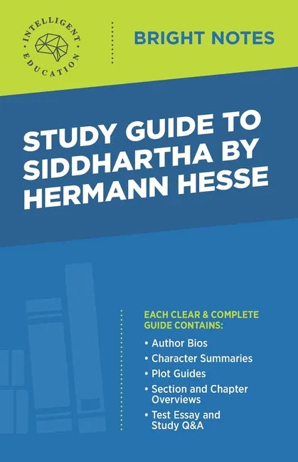 Study Guide to Siddhartha by Hermann Hesse - Paperback