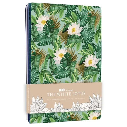 The White Lotus Sewn Notebook Collection (Set of 3) - Paperback