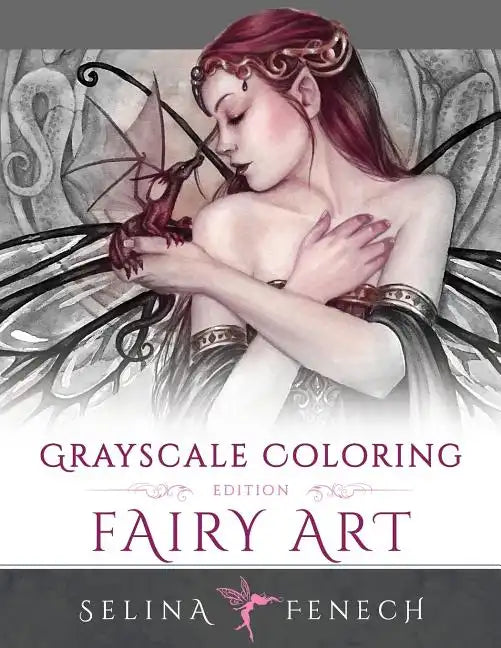 Fairy Art - Grayscale Coloring Edition - Paperback