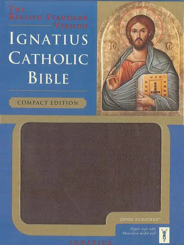 Ignatius Catholic Bible-RSV-Compact Zipper - Bonded Leather