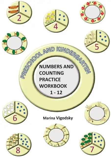 Preschool and Kindergarten Numbers and Counting Practice Workbook 1-12 - Paperback