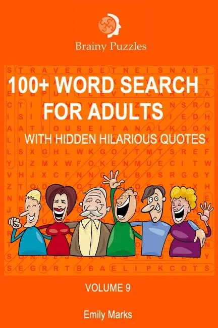 100+ Word Search for Adults: With Hidden Hilarious Quotes - Paperback
