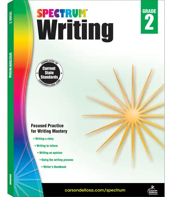 Spectrum Writing, Grade 2: Volume 36 - Paperback