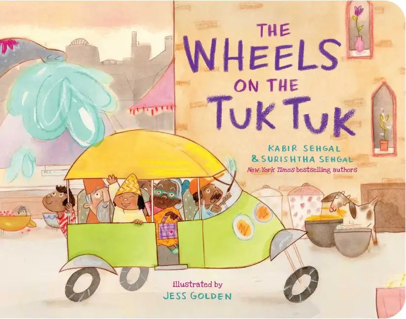 The Wheels on the Tuk Tuk - Board Book