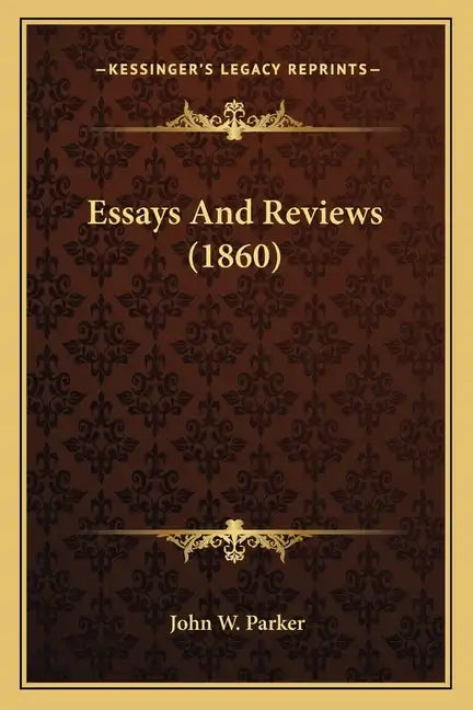 Essays and Reviews (1860) - Paperback