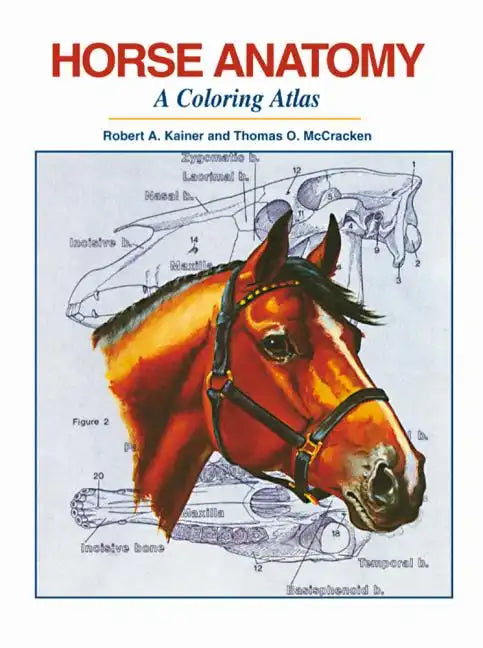 Horse Anatomy: A Coloring Atlas - Spiral