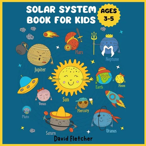 Solar System Book for Kids Ages 3-5: 8 Little Planets Book for Preschool and Kindergarten - Paperback