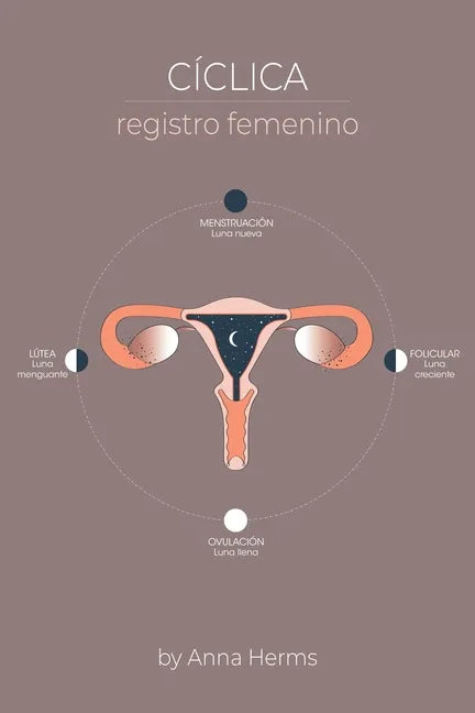 Cíclica Registro femenino: Registro menstrual - diagrama lunar - Paperback
