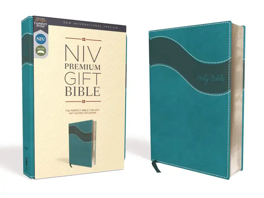 Niv, Premium Gift Bible, Leathersoft, Blue, Red Letter Edition, Comfort Print - Imitation Leather