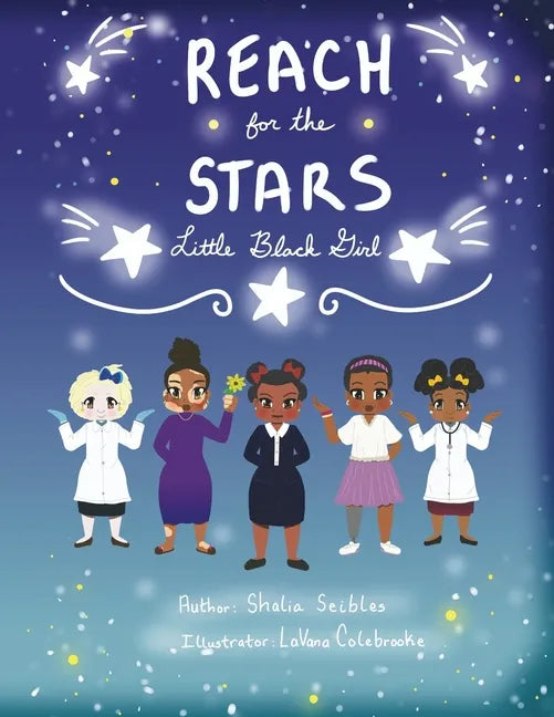 Reach For The Stars Little Black Girl - Paperback