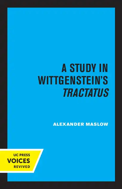 A Study in Wittgenstein's Tractatus - Paperback