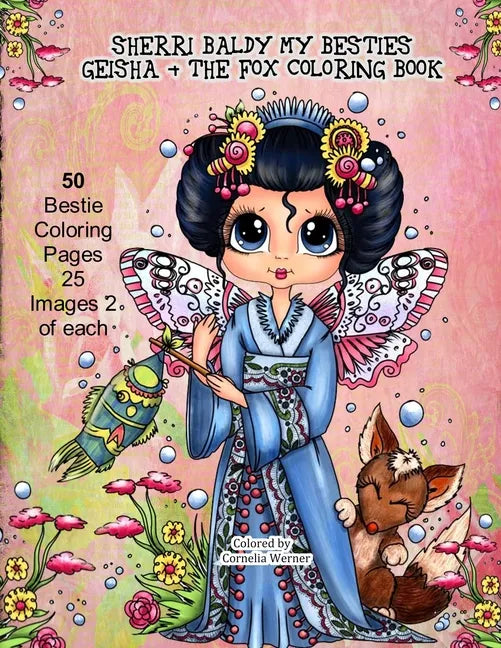 Sherri Baldy My Besties Geisha & the Fox Coloring Book - Paperback