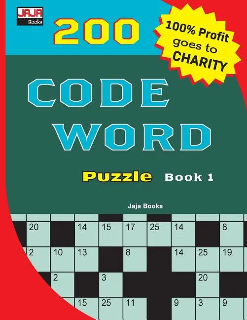 200 CODE WORD Puzzle Book 1 - Paperback
