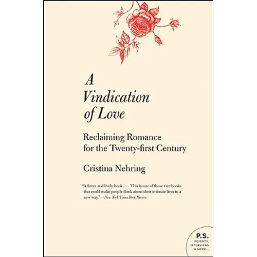 A Vindication of Love - Paperback